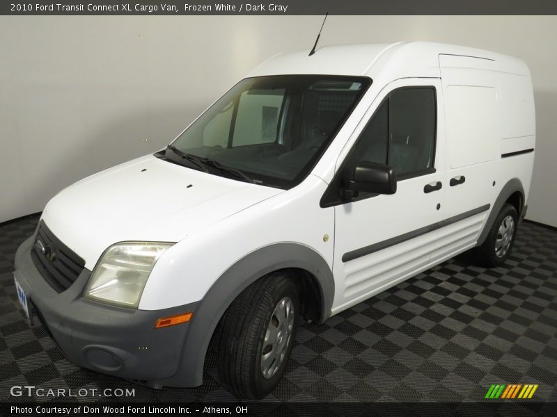 Frozen White / Dark Gray 2010 Ford Transit Connect XL Cargo Van