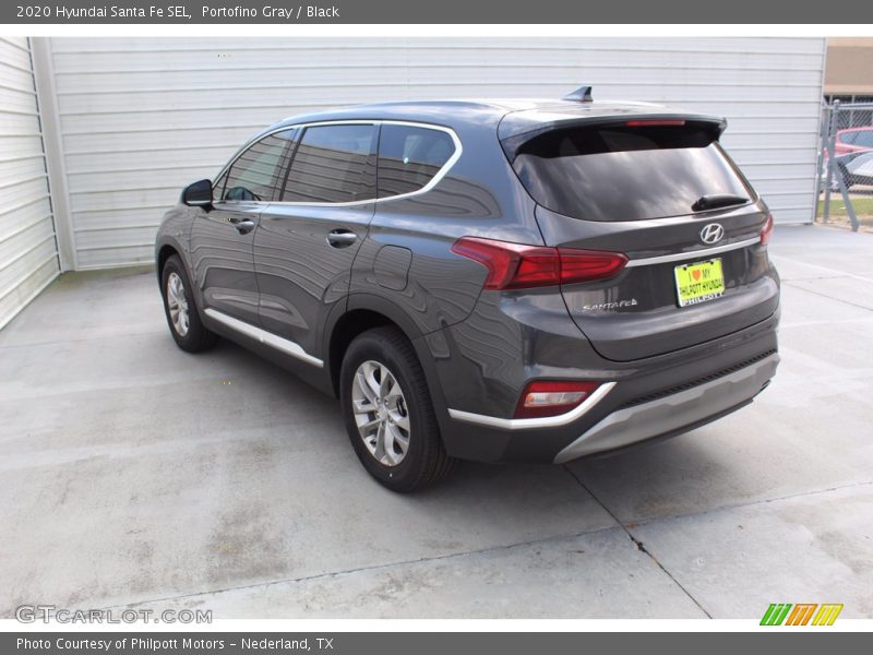 Portofino Gray / Black 2020 Hyundai Santa Fe SEL