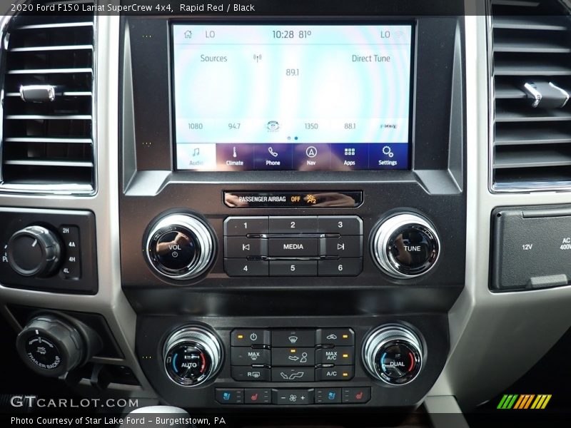 Rapid Red / Black 2020 Ford F150 Lariat SuperCrew 4x4