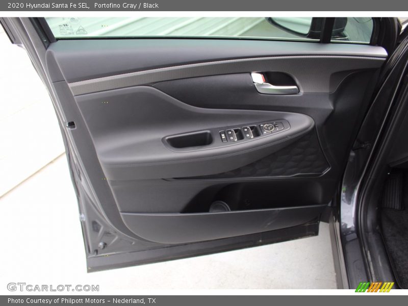 Portofino Gray / Black 2020 Hyundai Santa Fe SEL