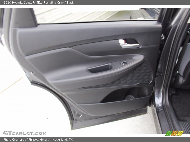 Portofino Gray / Black 2020 Hyundai Santa Fe SEL
