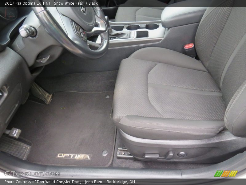 Snow White Pearl / Black 2017 Kia Optima LX 1.6T