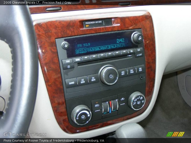 Precision Red / Gray 2008 Chevrolet Impala LT