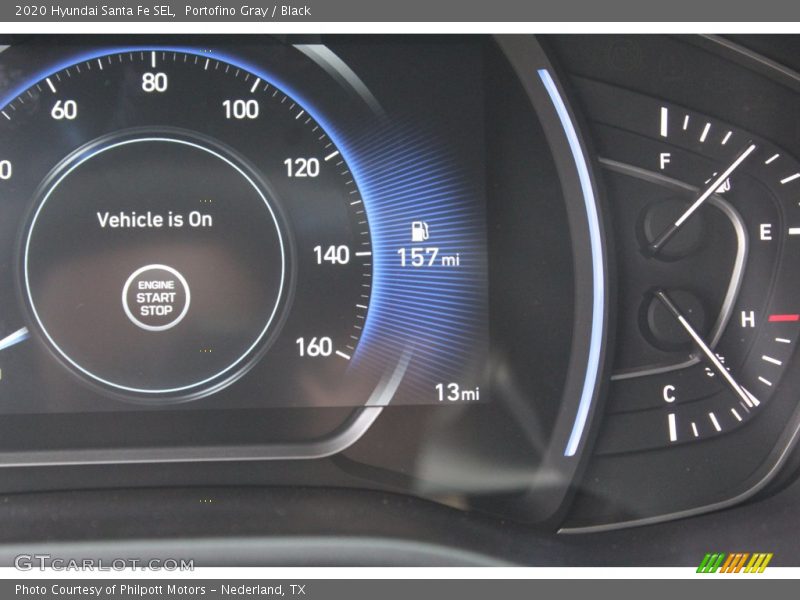 Portofino Gray / Black 2020 Hyundai Santa Fe SEL