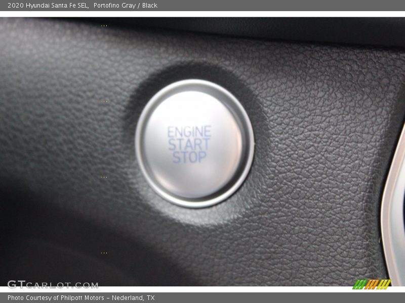 Portofino Gray / Black 2020 Hyundai Santa Fe SEL