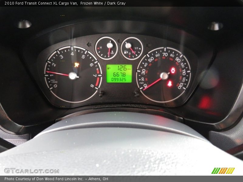 Frozen White / Dark Gray 2010 Ford Transit Connect XL Cargo Van