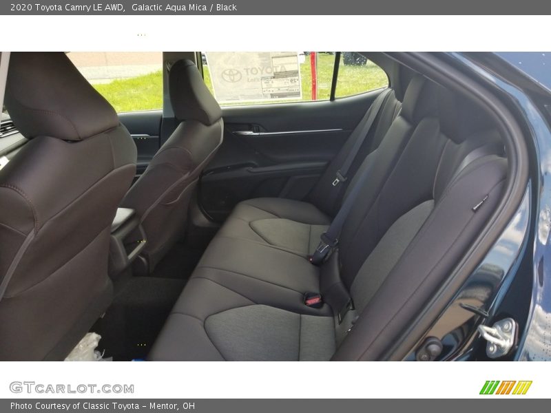 Rear Seat of 2020 Camry LE AWD