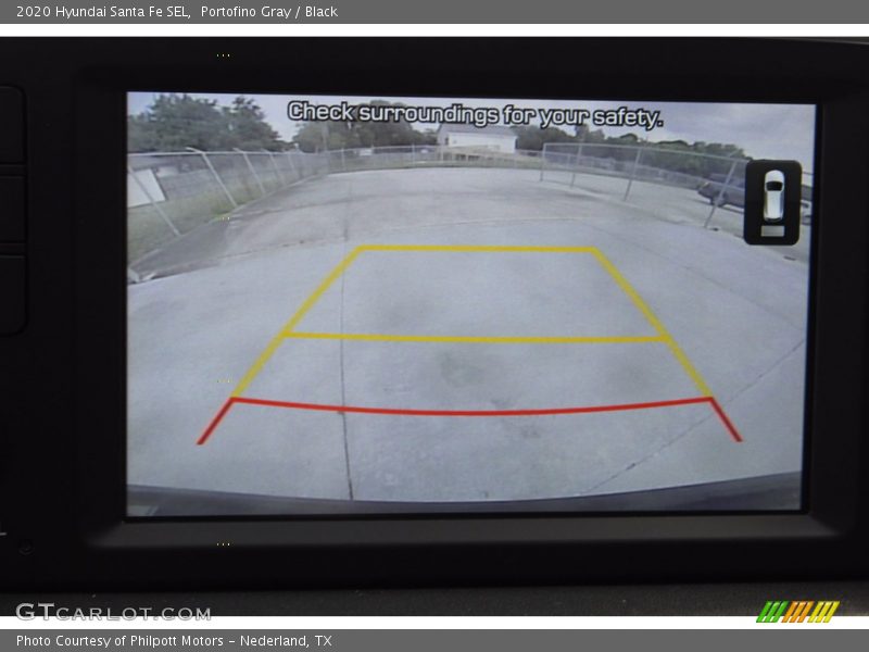 Portofino Gray / Black 2020 Hyundai Santa Fe SEL