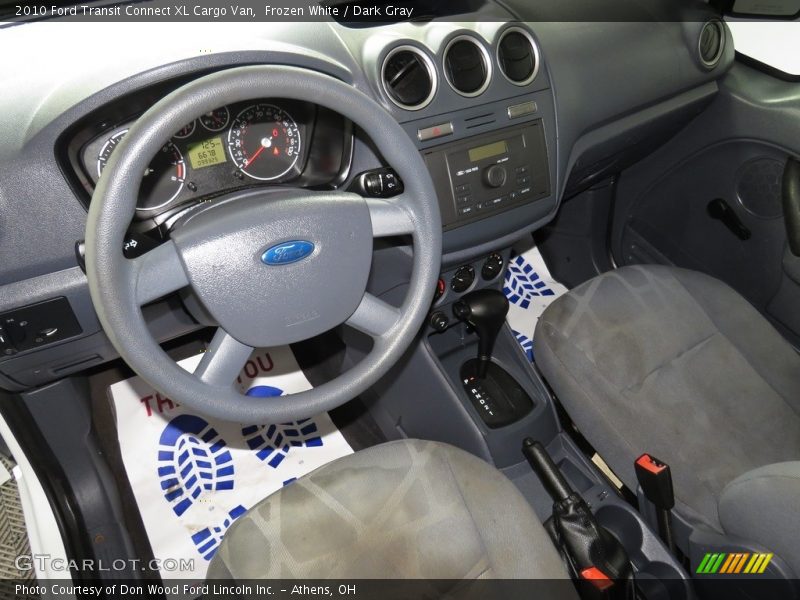 Frozen White / Dark Gray 2010 Ford Transit Connect XL Cargo Van