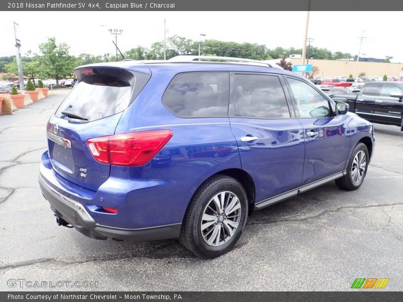 Caspian Blue / Charcoal 2018 Nissan Pathfinder SV 4x4