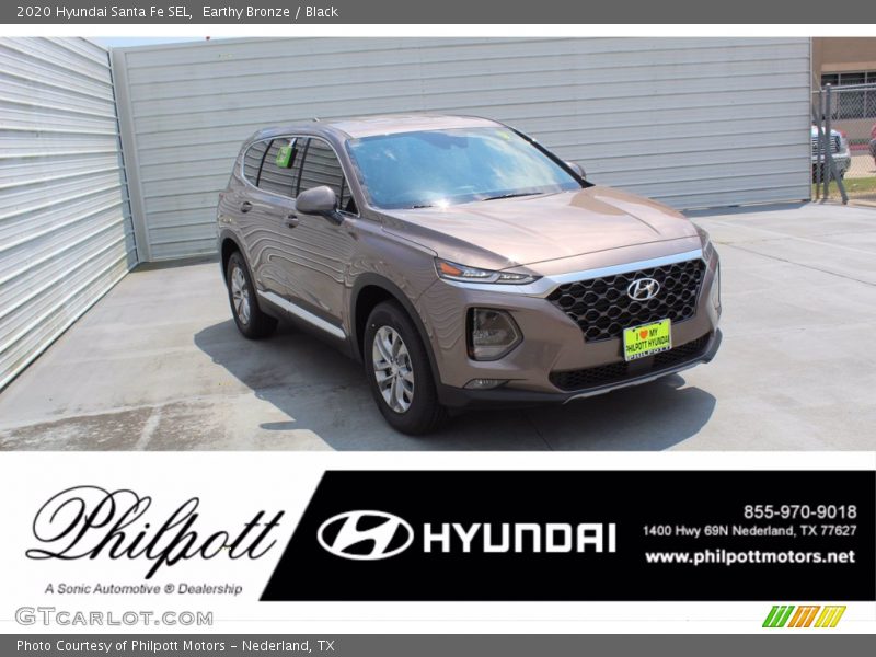 Earthy Bronze / Black 2020 Hyundai Santa Fe SEL