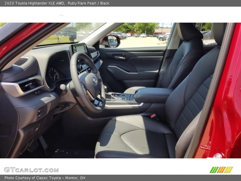 Ruby Flare Pearl / Black 2020 Toyota Highlander XLE AWD