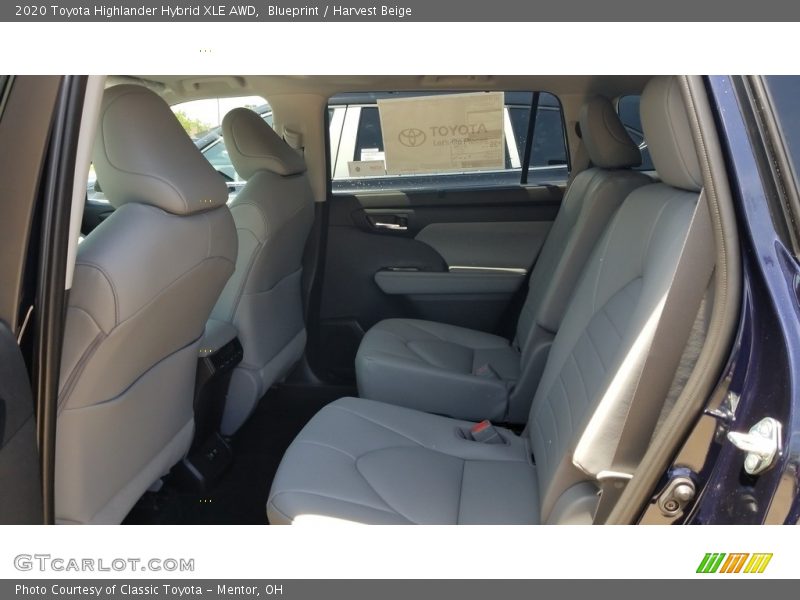 Blueprint / Harvest Beige 2020 Toyota Highlander Hybrid XLE AWD
