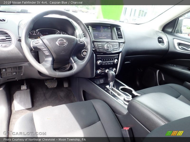 Caspian Blue / Charcoal 2018 Nissan Pathfinder SV 4x4