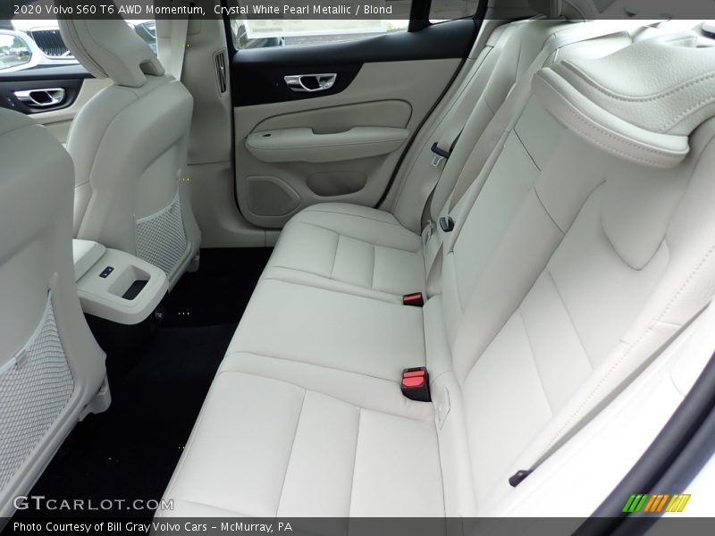 Rear Seat of 2020 S60 T6 AWD Momentum