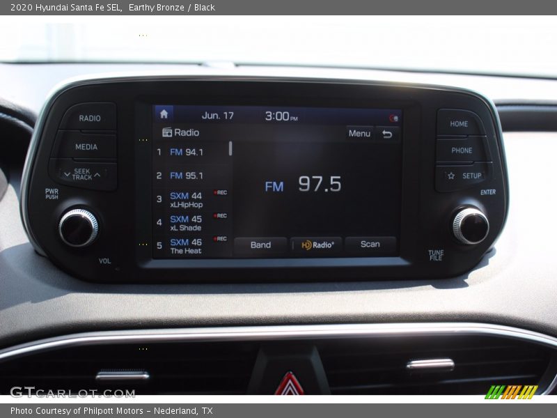 Earthy Bronze / Black 2020 Hyundai Santa Fe SEL