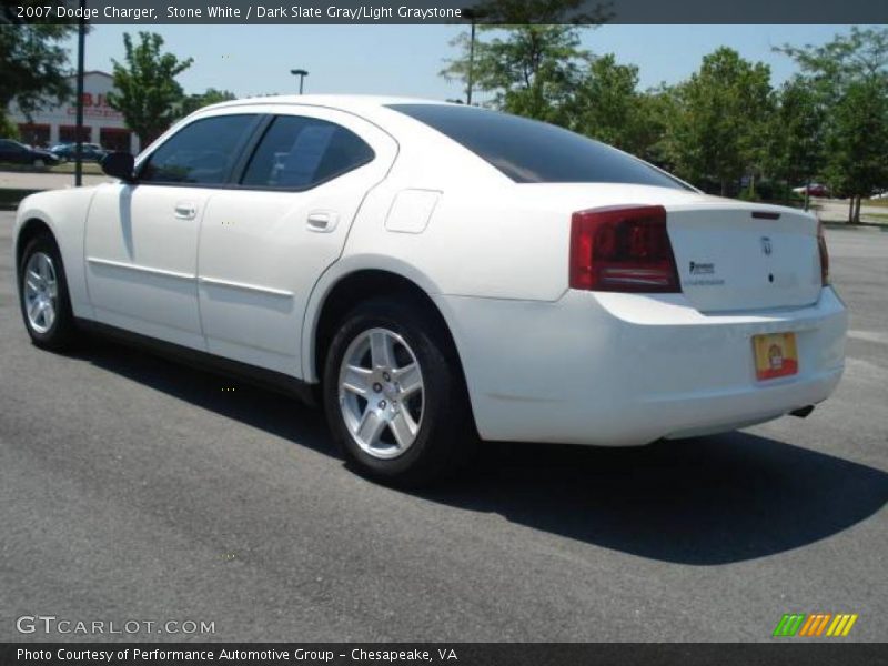 Stone White / Dark Slate Gray/Light Graystone 2007 Dodge Charger