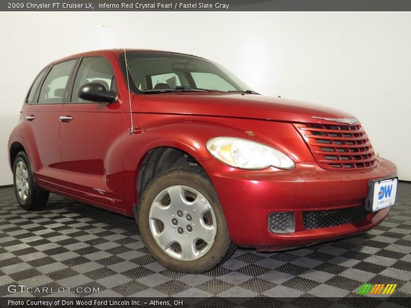 Inferno Red Crystal Pearl / Pastel Slate Gray 2009 Chrysler PT Cruiser LX