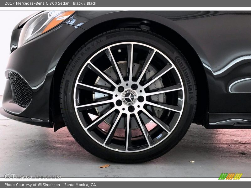 Black / Black 2017 Mercedes-Benz C 300 Sedan