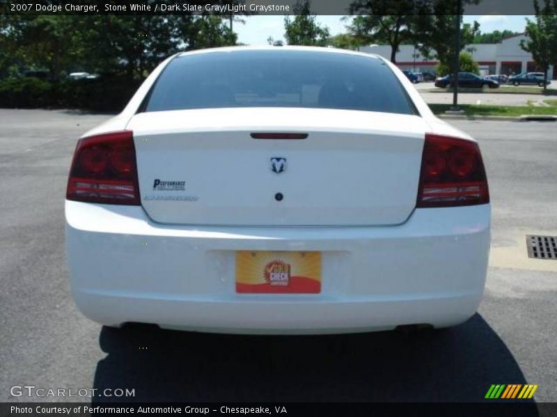 Stone White / Dark Slate Gray/Light Graystone 2007 Dodge Charger