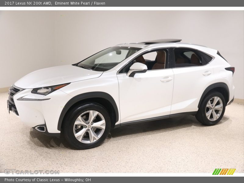 Eminent White Pearl / Flaxen 2017 Lexus NX 200t AWD