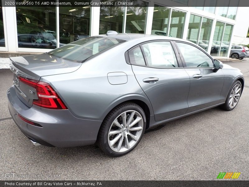 Osmium Gray Metallic / Charcoal 2020 Volvo S60 T6 AWD Momentum