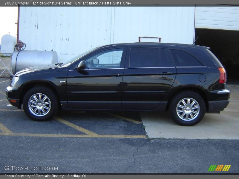 Brilliant Black / Pastel Slate Gray 2007 Chrysler Pacifica Signature Series