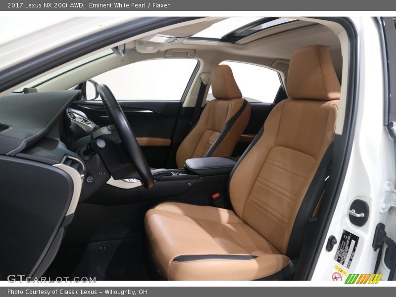 Eminent White Pearl / Flaxen 2017 Lexus NX 200t AWD