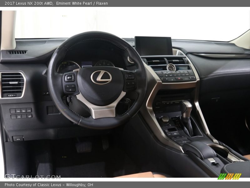 Eminent White Pearl / Flaxen 2017 Lexus NX 200t AWD
