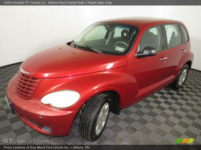 Inferno Red Crystal Pearl / Pastel Slate Gray 2009 Chrysler PT Cruiser LX