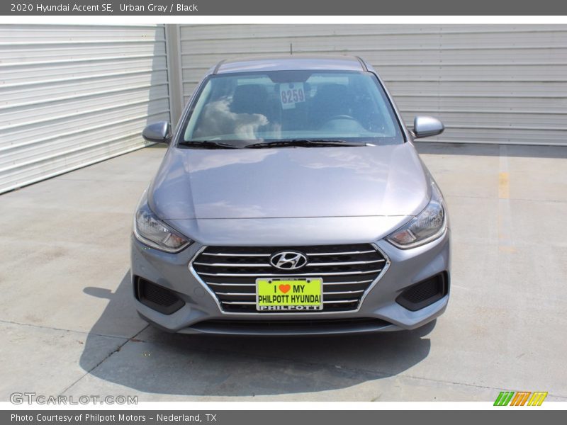 Urban Gray / Black 2020 Hyundai Accent SE