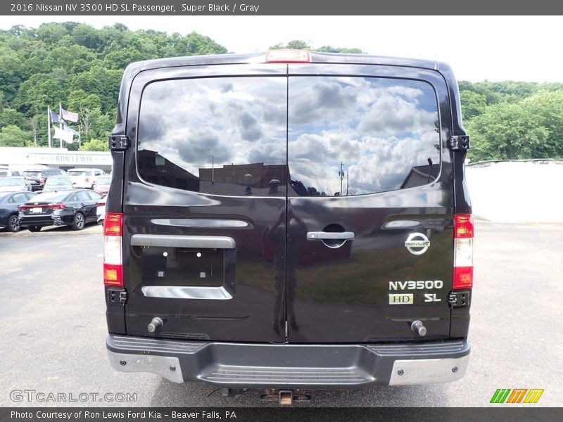 Super Black / Gray 2016 Nissan NV 3500 HD SL Passenger