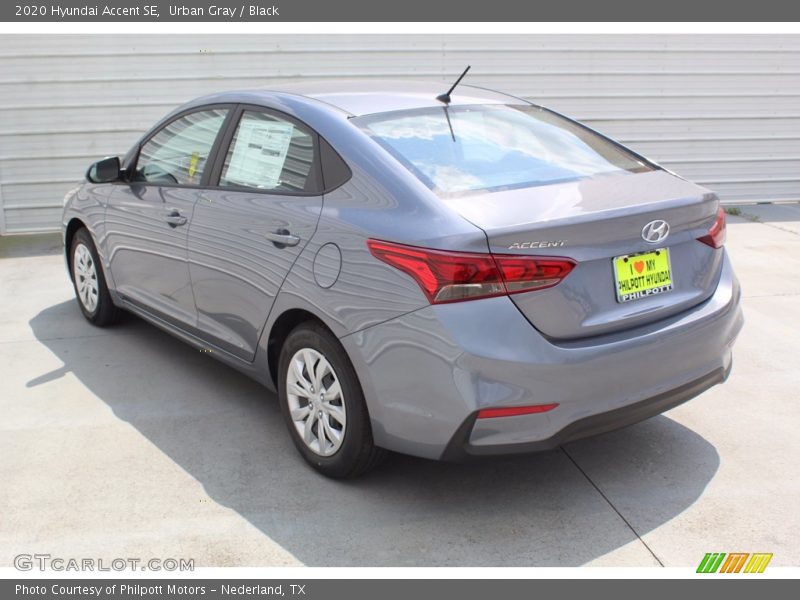 Urban Gray / Black 2020 Hyundai Accent SE