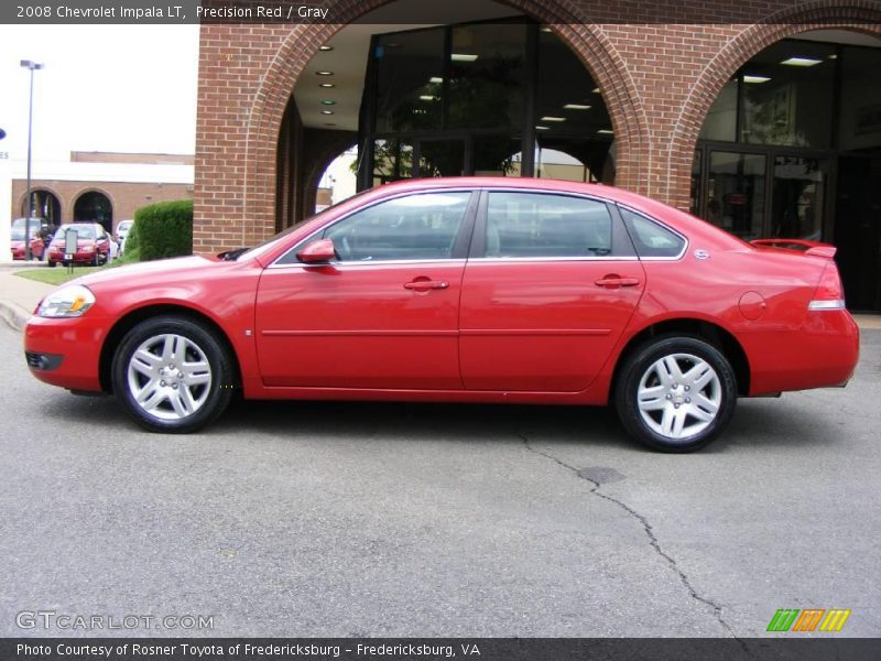 Precision Red / Gray 2008 Chevrolet Impala LT