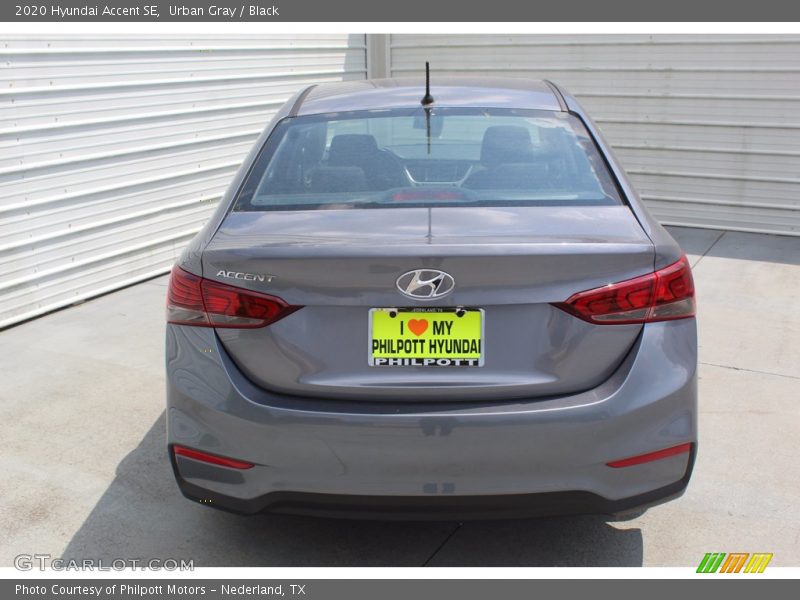 Urban Gray / Black 2020 Hyundai Accent SE