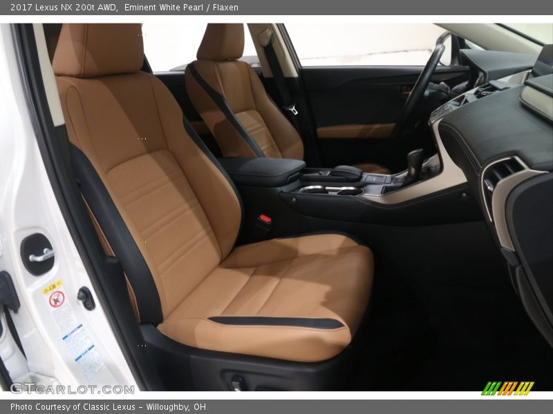 Eminent White Pearl / Flaxen 2017 Lexus NX 200t AWD