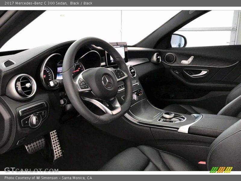 Black / Black 2017 Mercedes-Benz C 300 Sedan