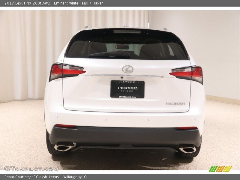 Eminent White Pearl / Flaxen 2017 Lexus NX 200t AWD
