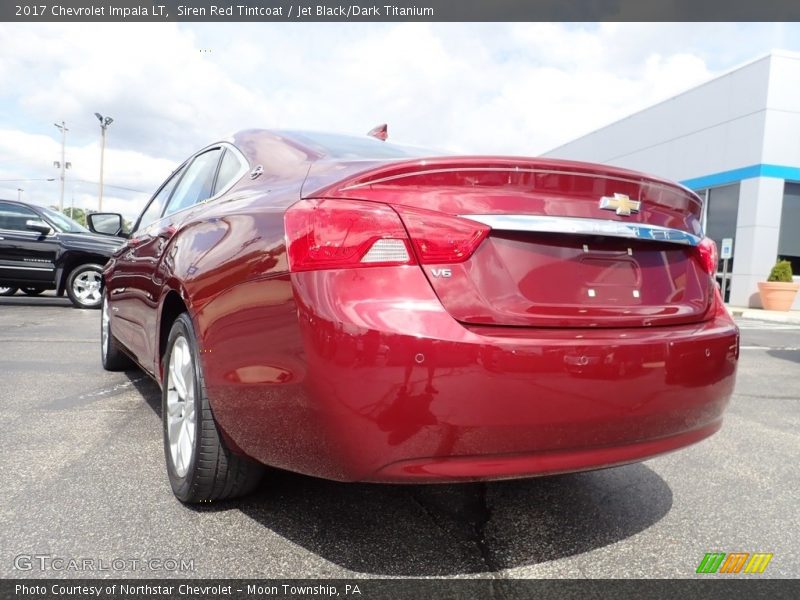 Siren Red Tintcoat / Jet Black/Dark Titanium 2017 Chevrolet Impala LT