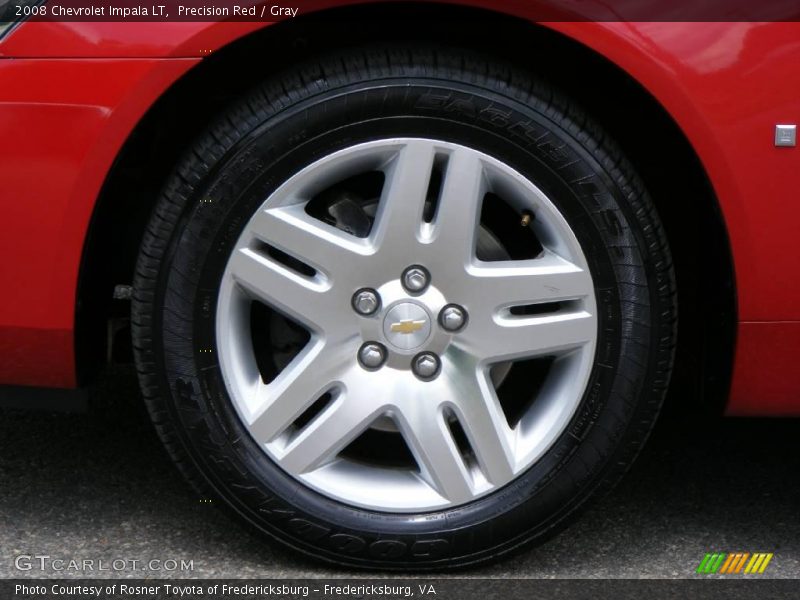 Precision Red / Gray 2008 Chevrolet Impala LT