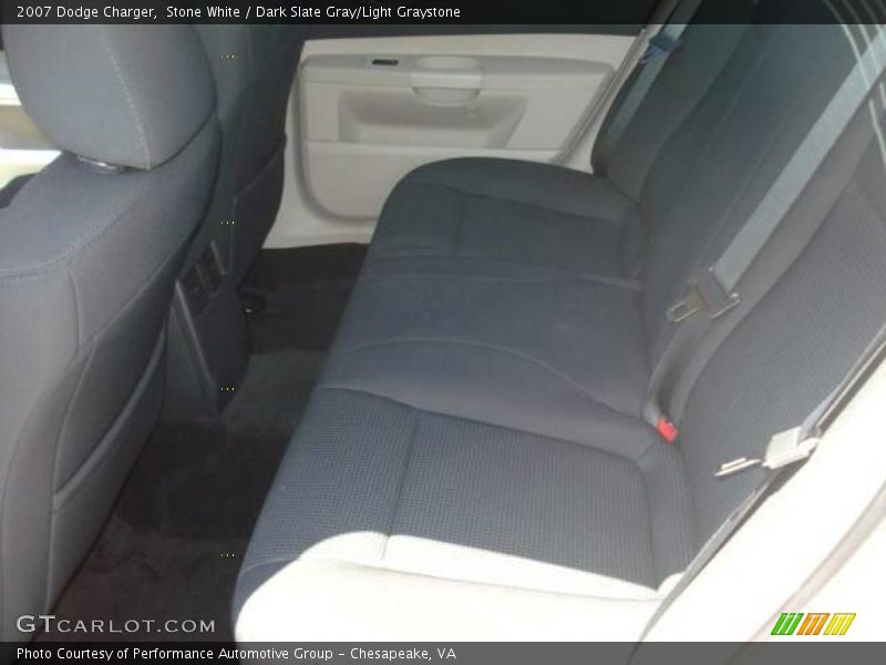 Stone White / Dark Slate Gray/Light Graystone 2007 Dodge Charger