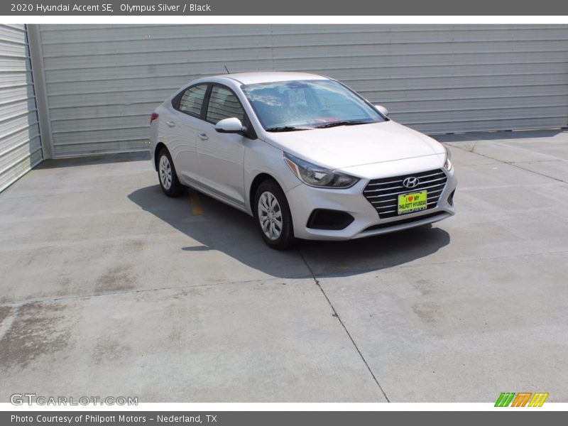Olympus Silver / Black 2020 Hyundai Accent SE