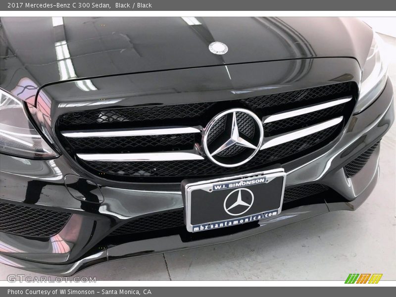 Black / Black 2017 Mercedes-Benz C 300 Sedan