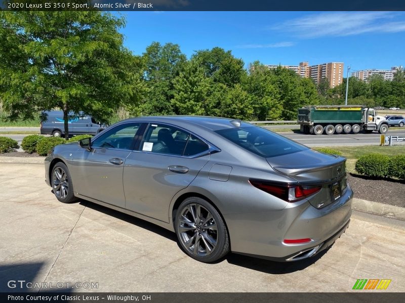 Atomic Silver / Black 2020 Lexus ES 350 F Sport