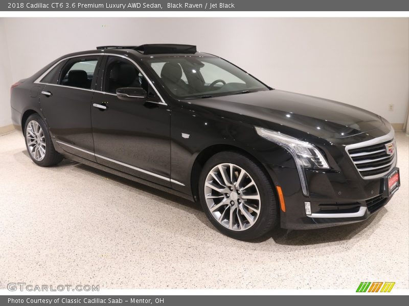 Black Raven / Jet Black 2018 Cadillac CT6 3.6 Premium Luxury AWD Sedan