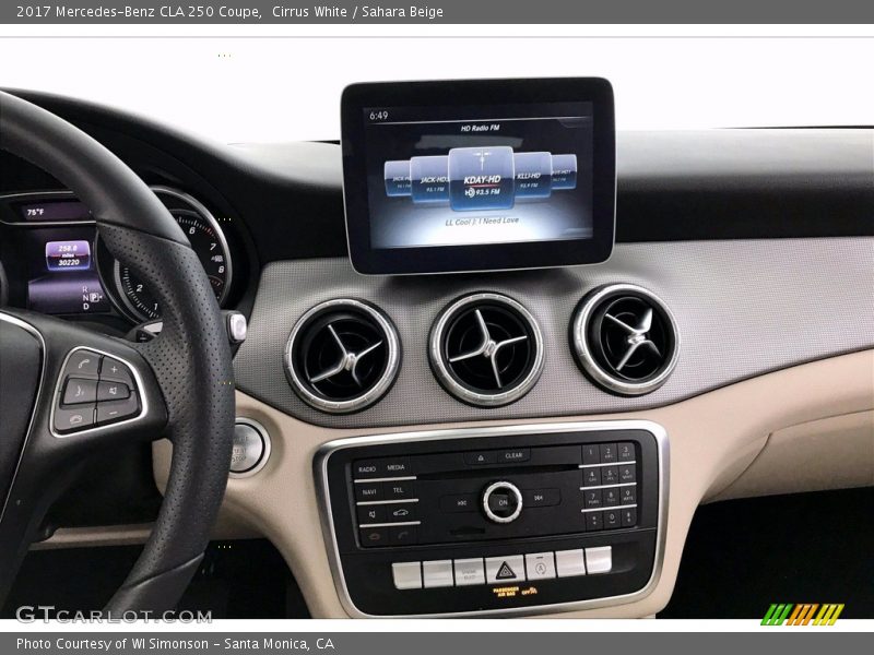 Cirrus White / Sahara Beige 2017 Mercedes-Benz CLA 250 Coupe