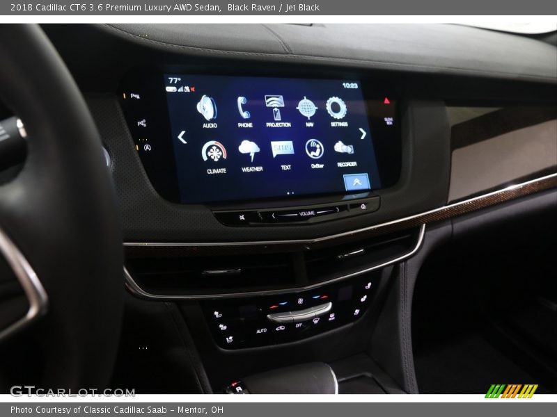 Black Raven / Jet Black 2018 Cadillac CT6 3.6 Premium Luxury AWD Sedan