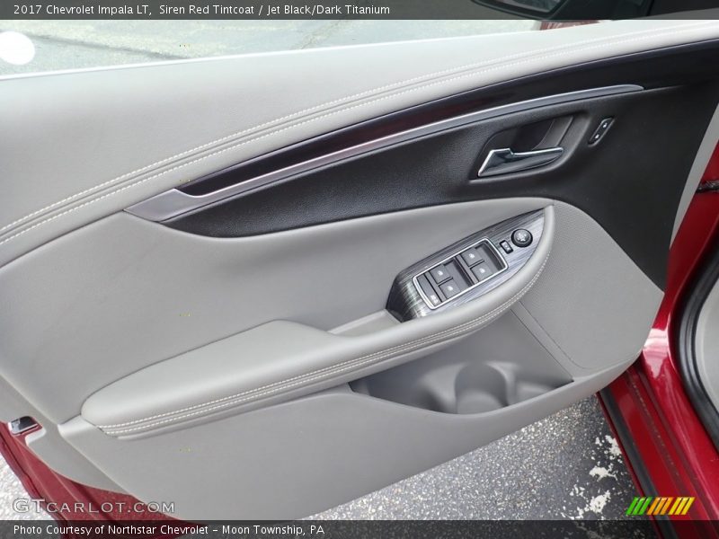 Siren Red Tintcoat / Jet Black/Dark Titanium 2017 Chevrolet Impala LT