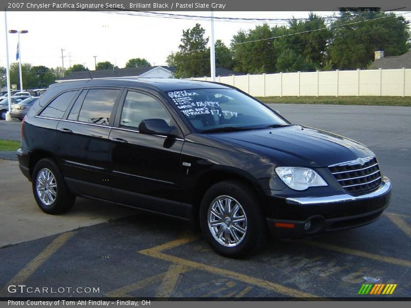 Brilliant Black / Pastel Slate Gray 2007 Chrysler Pacifica Signature Series