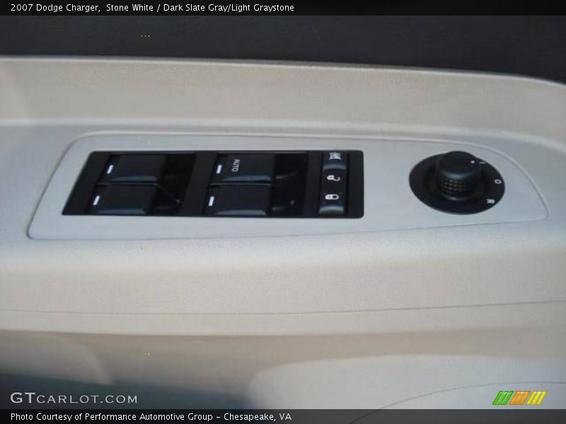 Stone White / Dark Slate Gray/Light Graystone 2007 Dodge Charger